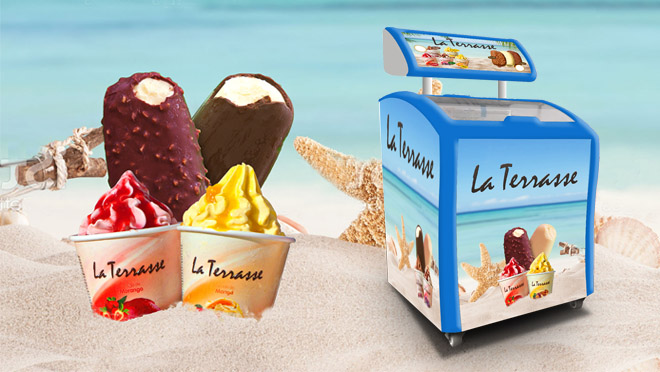 Conception graphique et de la glace à La Terrasse