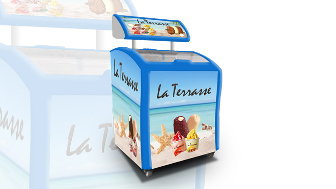 Diseño gráfico helados La Terrasse