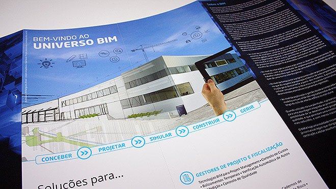 Design de folhetos BimTec