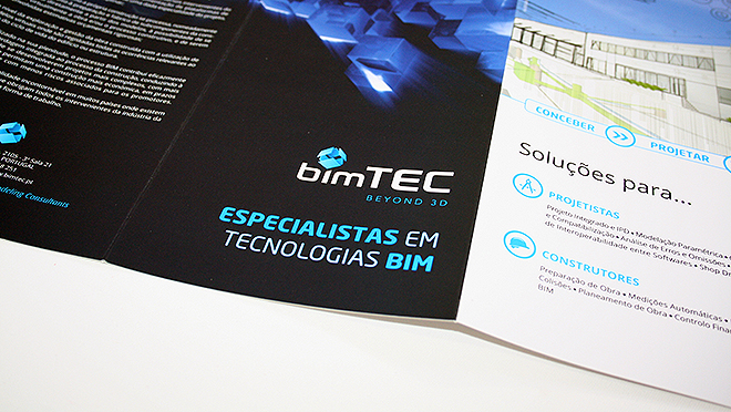 Diseño de folletos BimTec