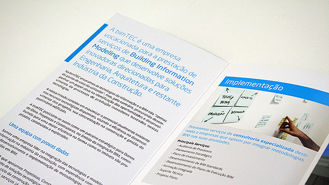 Diseño de folletos BimTec