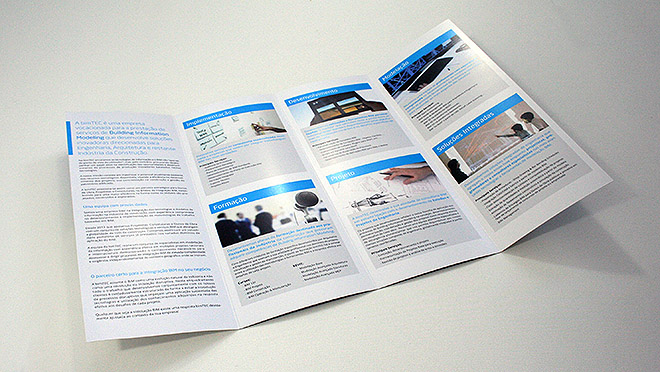 Diseño de folletos BimTec