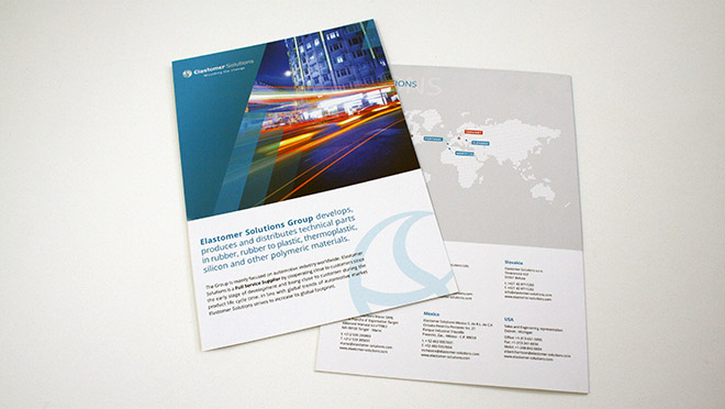 Design of catalogs Elastomer