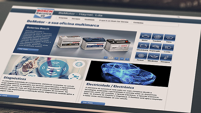 Web design, création de site BeMotor