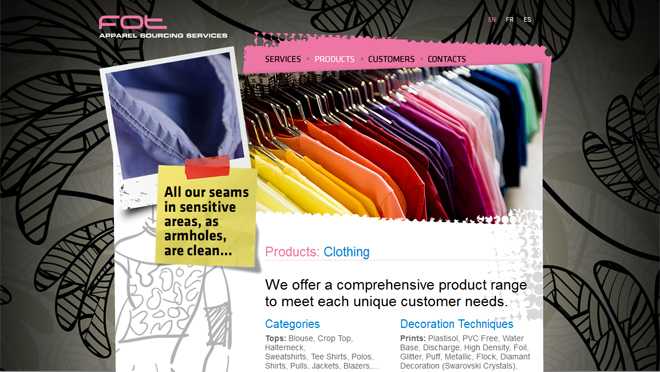 Criação de site FOT