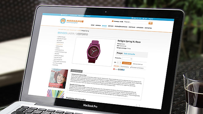 Creación de página web y diseño web Markamos