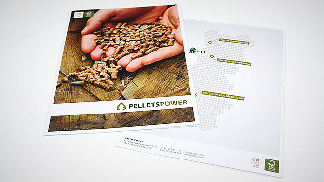 Design of brochure Pellets Power