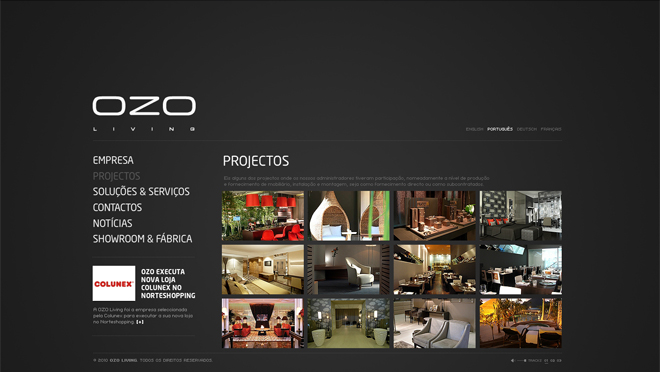 Création de Site OZO Vie