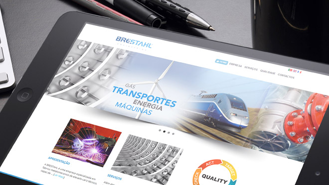 Criação de site Brestahl