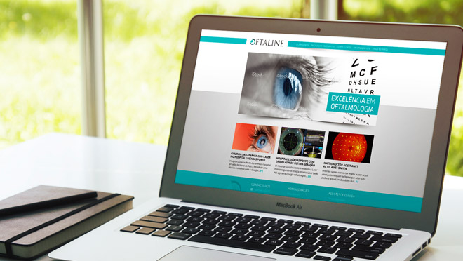 Creación de sitio web Oftaline