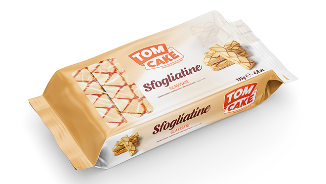 Design de embalagens Tom Cake