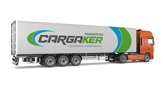 Design de lonas para frota Cargaker
