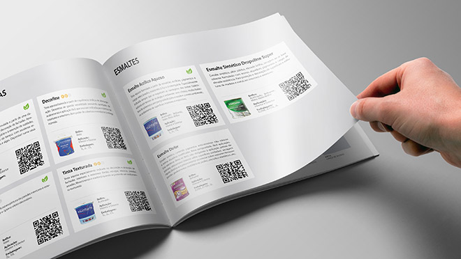 Design de catálogo tintas FACOTIL