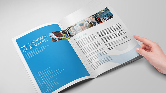 Design de catálogos Worksupply