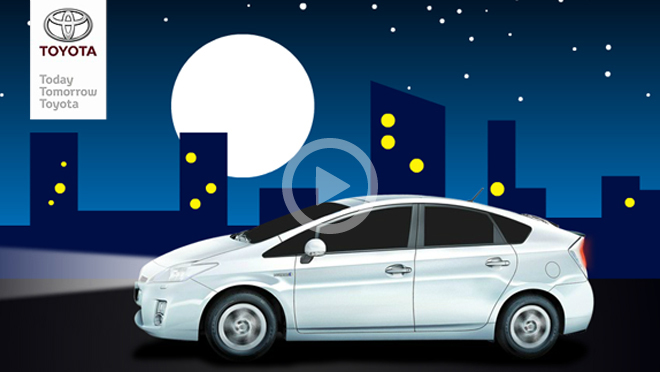 Campagne de noël Toyota