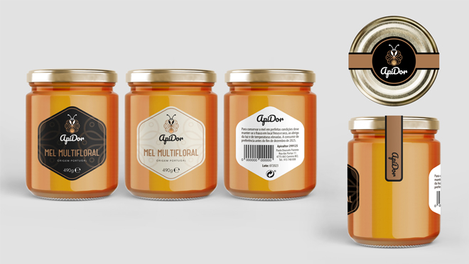 Design de Rótulos Apidor