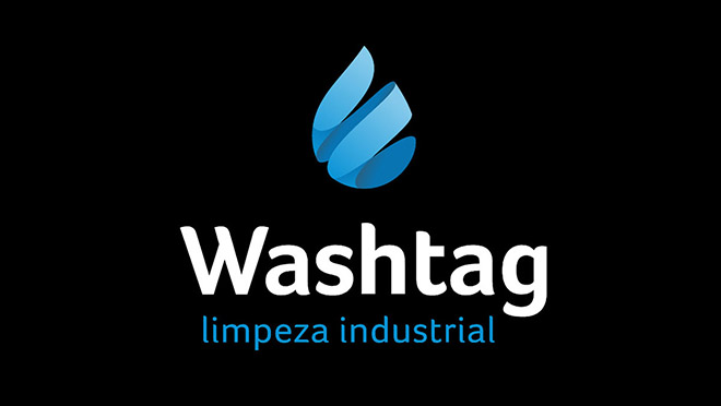 Criação de logótipo e branding Washtag