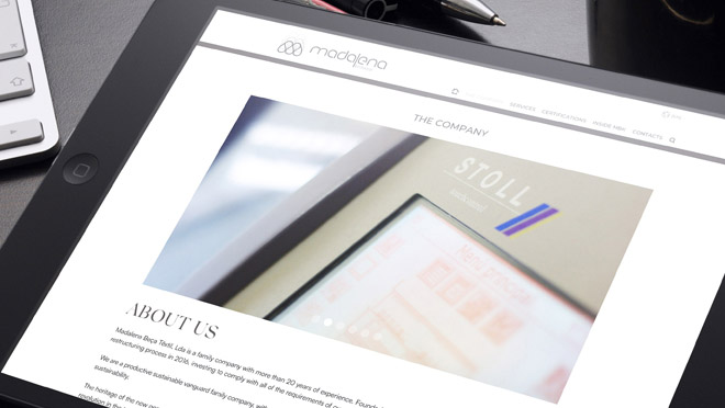 Criação de site e Malhas Madalena