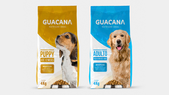 Criação de embalagem Guacana