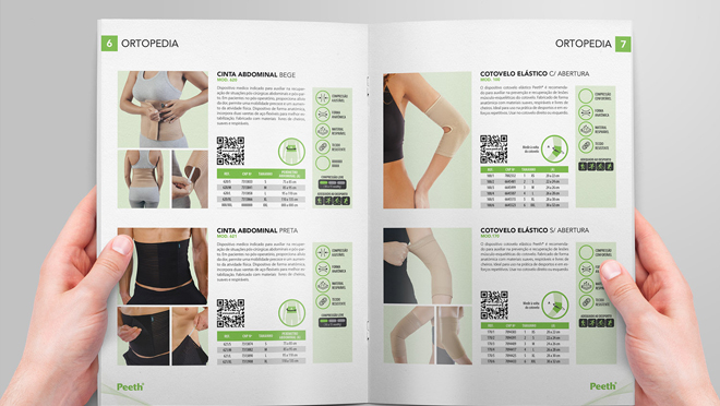 Design de catálogo Peeth