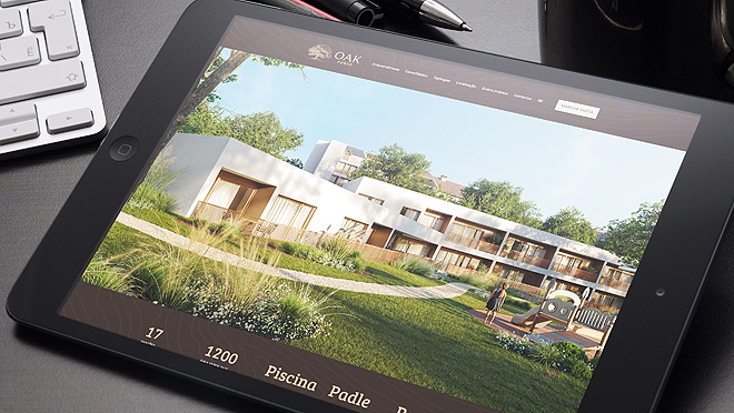 Criação de site OAK Porto