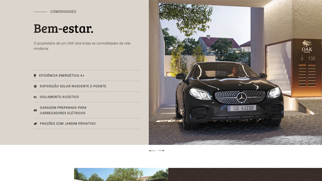 Criação de site OAK Porto