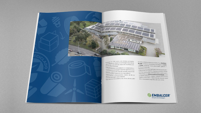 Design de catálogo da Embalcer