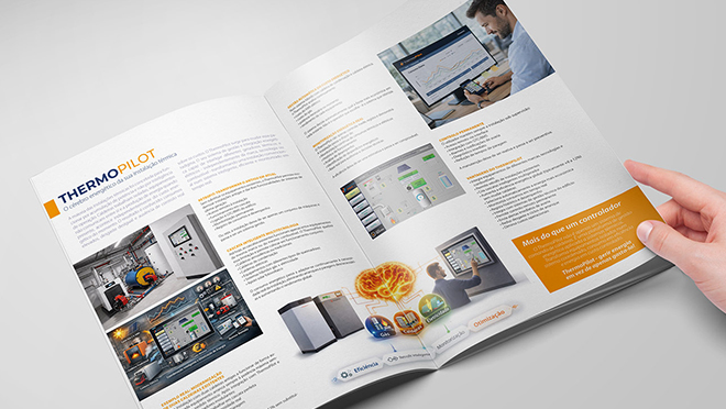 Design catálogos e folhetos para Loja Indústria