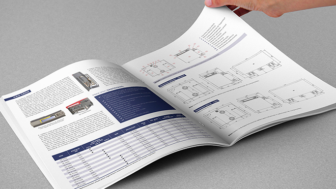 Design catálogos e folhetos para Loja Indústria
