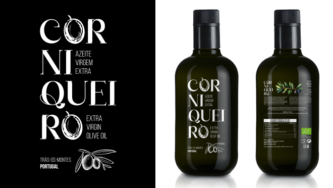 Design de Rótulos Azeite Corniqueiro
