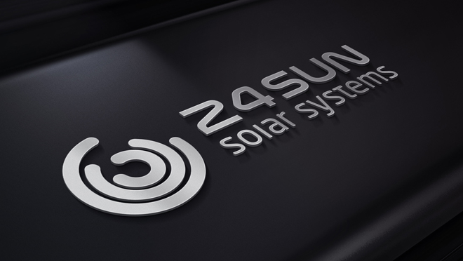 Criação de logótipo e branding 24Sun