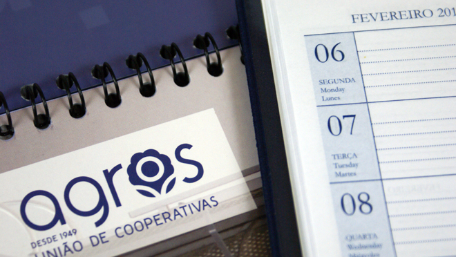Diseño gráfico calendarios Agros