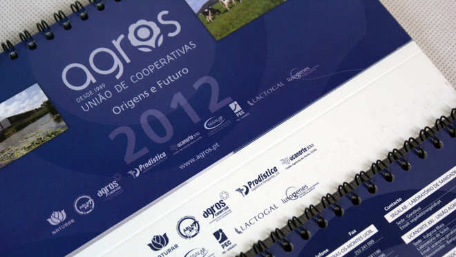 Diseño gráfico calendarios Agros