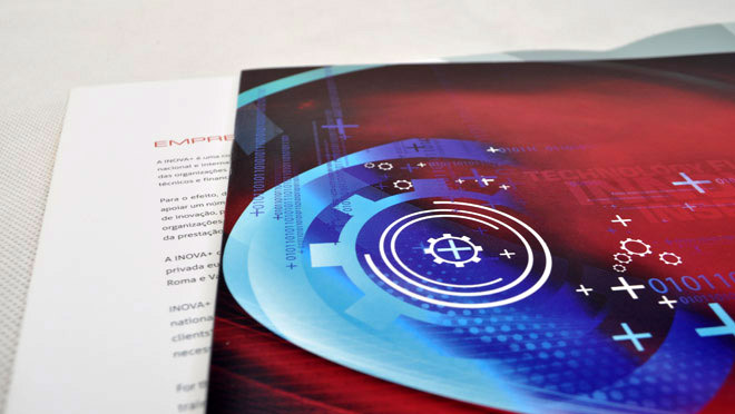 Design of brochure Inovamais