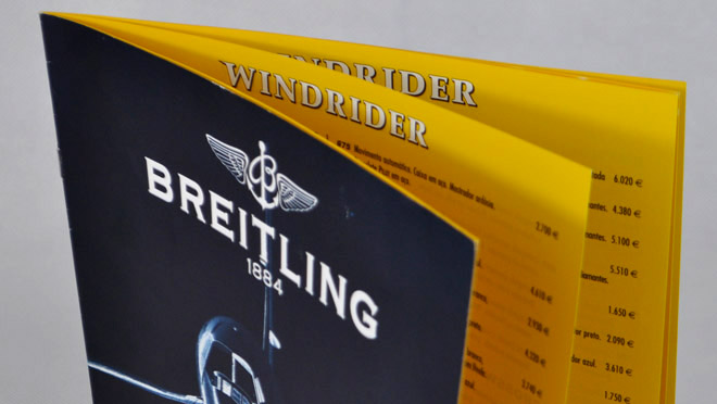 Diseño gráfico Club Breitling España
