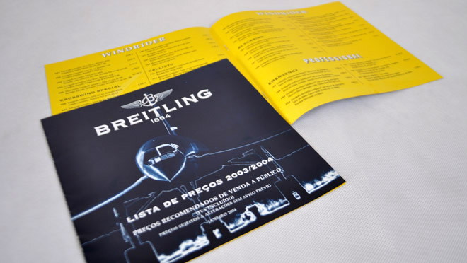 Diseño gráfico Club Breitling España