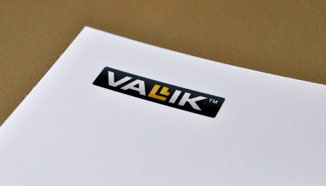 Creación de logo y branding Vallik