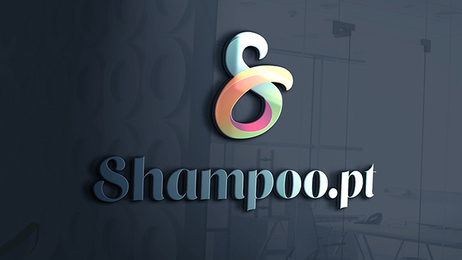 Criação de logótipo e branding Shampoo.pt