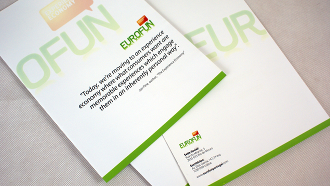 Conception de brochure Eurofun