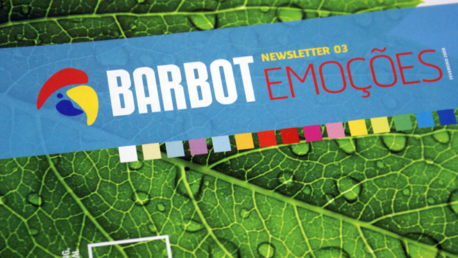 Design de revista Barbot