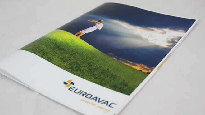 Design de catálogo Euroavac
