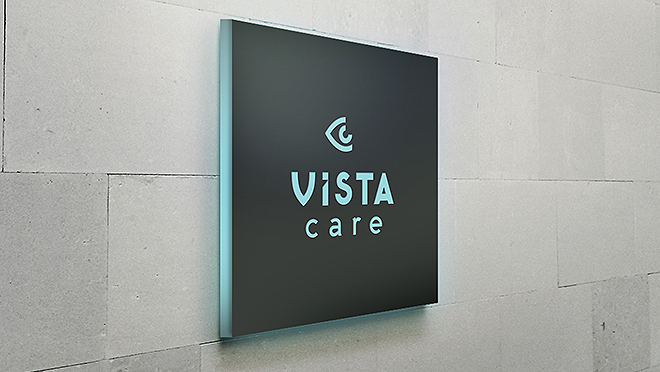 Criação de logótipo e branding Vista Care