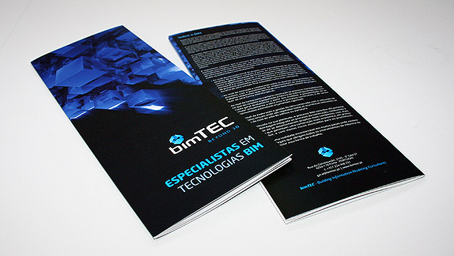 Design de folhetos BimTec