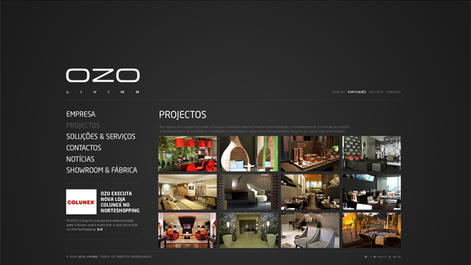 Site creation OZO Living