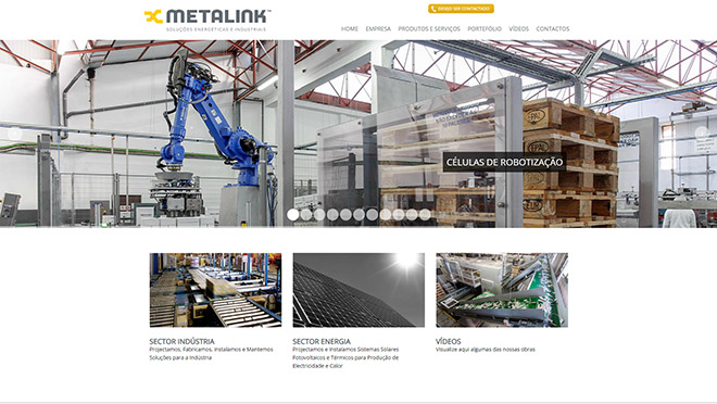 Criação de site Metalink